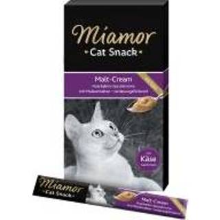 👉 Katten snack 6x15g Cat Malt-Cream & Kaas Miamor Kattensnack