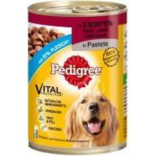 👉 Honden voer 12 x 400 g Pedigree Adult Classic Drie Soorten Vlees hondenvoer