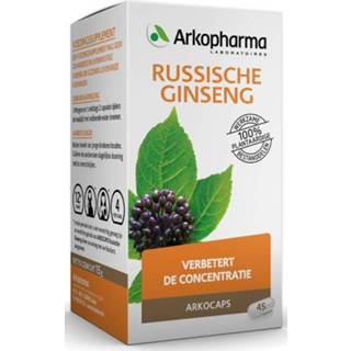 👉 Ginseng voedingssupplementen gezondheid Arkocaps Russische Capsules 45st 8715345001033