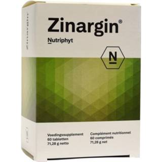 👉 Gezondheid vitamines Nutriphyt Zinargin Tabletten 60st 5430000149495