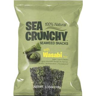 Voedingssupplementen gezondheid Sea Crunchy Zeewiersnacks Wasabi 805554101636