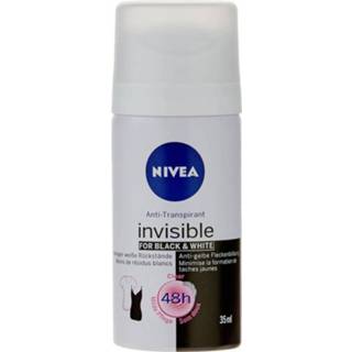 Deodorant gezondheid verzorgingsproducten zwart wit Nivea Invisible For Black & White Clear Spray Mini