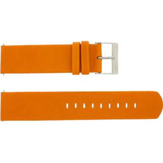 👉 Horlogeband oranje leder leather A.b.art OA101 / D DL ES 21mm 8719217125261