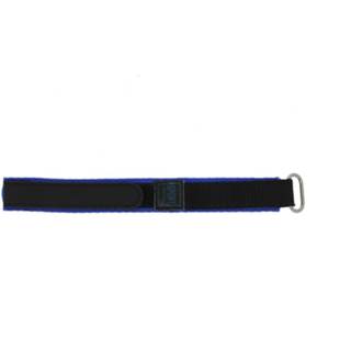 👉 Horlogeband blauw klittenband Other brand KLBL 16mm + standaard stiksel 8719217121973