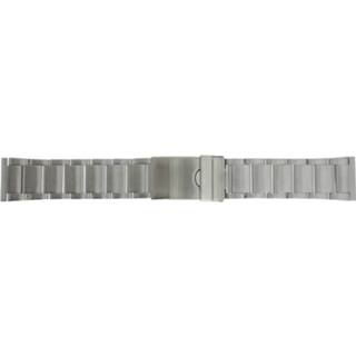 👉 Horlogeband staal zilver YI20 24mm 8719217121140