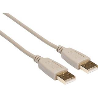👉 Beige active USB A-A kabel 2.0 A Male - 1,8 meter 5410329641832