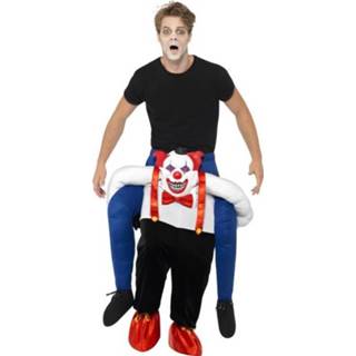 👉 Meerkleurig handwas volledig verkleedpak kleding active carnaval halloween One Size clown Gedragen door Horror Volwassenen 5020570100622