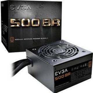 👉 Netvoeding zwart EVGA 500 BR 500W ATX power supply unit 4250812423597
