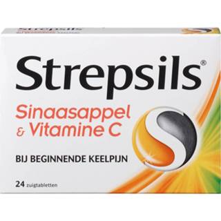 👉 Zuigtablet active Strepsils Zuigtabletten Sinaasappel&Vitamine C 24 tabletten 5000158105164