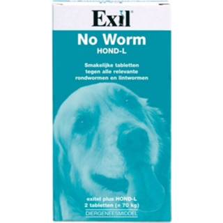 👉 Large active Exil Hond No Worm Exitel Plus 2 tbl 8713112003624