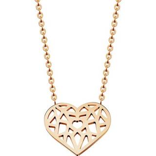 👉 Damesketting rosegoud vrouwen rose Cilla Jewels dames ketting Heart Verguld