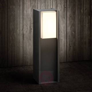 👉 Buiten wandlamp aluminium a+ warmwit antraciet Philips Hue LED buitenwandlamp Turaco - instelbaar