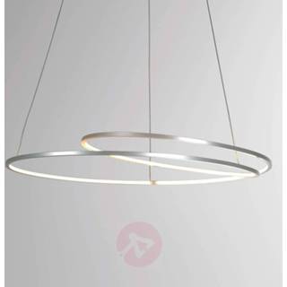 👉 Hang lamp aluminium a+ warmwit Draadwerk LED hanglamp At, dimbaar