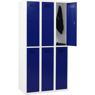 👉 Locker kast CAPSA Halfhoge lockerkast met 6 lockers (Breedte 30 cm per kolom) 7091131789745