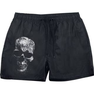 👉 Zwembroek zwart s male Splattered Skull