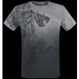 👉 Tattoo grijs XL male Outer Vision Dragon T-shirt