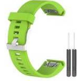 👉 Polsband groen siliconen Just in Case Polsbandje Garmin Fenix 5S voor 8718722537897