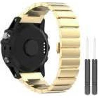 Armband metalen goud Just in Case Chain Garmin Fenix 3 / HR - voor 3, 8718722460379