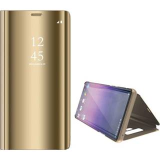 👉 Flip cover goud Luxury Series Mirror View Samsung Galaxy Note9 - 5712579666215