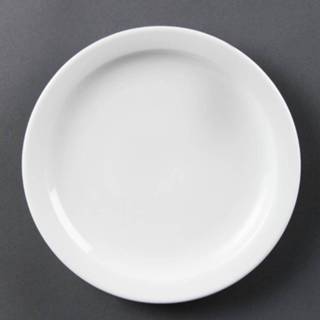 👉 Bord Olympia Whiteware borden met smalle rand 28cm - 6 5050984177439 5050984177446 5050984177453