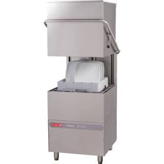 👉 Afvoerpomp Gastro M Doorschuifvaatwasmachine Maestro 50x50 400V met afvoerpomp, zeepdispenser en breaktank