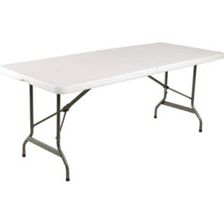👉 Inklapbare tafel wit Bolero 183cm 5050984081545