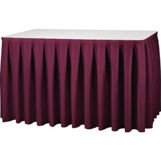 Tafelrok Boxpleat bordeaux 211715 Tafelrok bordeaux Boxpleat 8717202467150