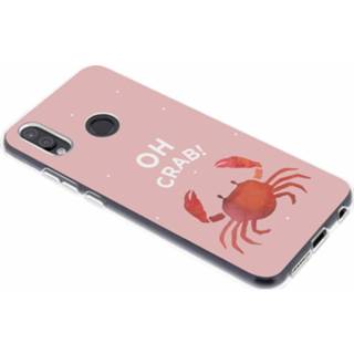 👉 Siliconen hoesje Oh Crab design voor de Huawei P20 Lite 8719295179477