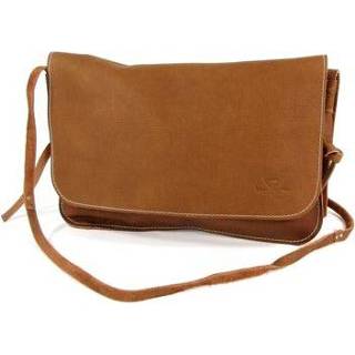 👉 Handtas super gaaf leer cognac Van Buren Handgemaakte schoudertas clutch GRITTA 3788996318954