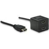 👉 HDMI kabel zwart Techly 0.3m - 2x M/F 2 x 8057685304673