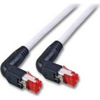 👉 Netwerkkabel grijs EFB Elektronik RJ45 90°S/STP Cat6 5m Cat7 S/FTP (S-STP) 4049759011710