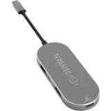 👉 Zilver Terratec Connect c5 USB 3.0 (3.1 Gen 1) Type-C 5000Mbit/s hub & concentrator 4040895004840