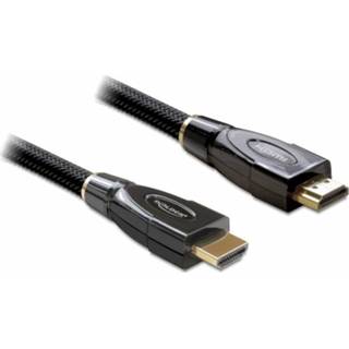 👉 Antraciet Delock PREMIUM HDMI High Speed met Ethernet kabel