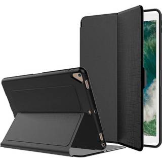 👉 Zwart kunstleer stand flip hoes Slim sleepcover voor de iPad Pro 10.5 inch 669014995971