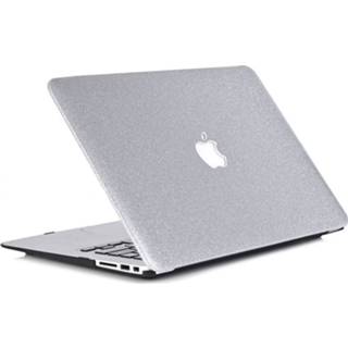 👉 Hardcase hoesje zilver kunststof glitter hoes grijs Lunso voor de MacBook Air 13 inch 659436747746