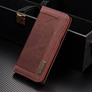 👉 Portemonnee rood Canvas Stof bookwallet flip hoes Caseme luxe wallet voor de Samsung Galaxy S8 Plus 659436746206