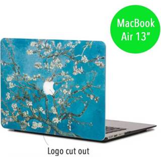 👉 Hardcase hoesje kunststof hoes wit Lunso Van Gogh amandelboom voor de MacBook Pro Retina 13 inch (2012-2015) 635131881251