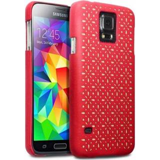 👉 Hardcase hoesje rood bloemetjes getst hoes Terrapin geÌÇtst voor de Samsung Galaxy S5 5053102661513
