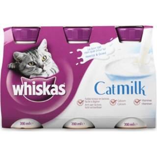 👉 Kattenmelk Whiskas - Melkvervanging 3x200 ml