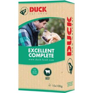 👉 Hondenvoer Duck Uitmuntend Compleet - Rund 1 kg 5410545091008