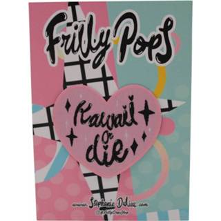 Strijk Frilly Pops Kawaii or die - patch (strijken)