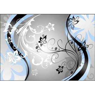 👉 Foto behang blauw Fotobehang - Art-flowers , 5902875611174