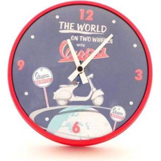 👉 Wandklok Vespa - The World On Two Wheels With 8028501262484