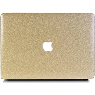 👉 Cover hoes hardcase glitter goud kunststof Lunso voor de MacBook Air 13 inch 659436747739
