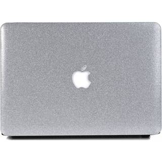 👉 Cover hoes hardcase glitter zilver grijs kunststof Lunso voor de MacBook Air 13 inch 659436747746