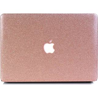 👉 Cover hoes goud hardcase roze kunststof Lunso glitter voor de MacBook Air 13 inch 659436747753