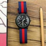 👉 Watch nylon jongens meisjes New fashion boys and girls outdoor sports army cute luminous hands middle student colorful casual child gift clock