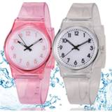 👉 Watch transparent jelly kinderen jongens meisjes 30M Waterproof Children Casual Kids Boys Girls Wrist Watches clock relogio montre enfant