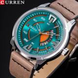 👉 Watch leather CURREN Men Top Brand Luxury Sport Mens Watches Military Army Business Band Classic Wrist Quartz Male Clock