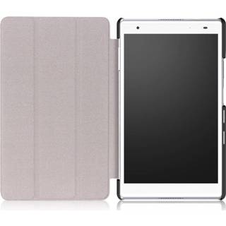 👉 Flip hoesje bruin stand hoes kunstleer 3-Vouw voor de Lenovo Tab 4 8 Plus 660042280398